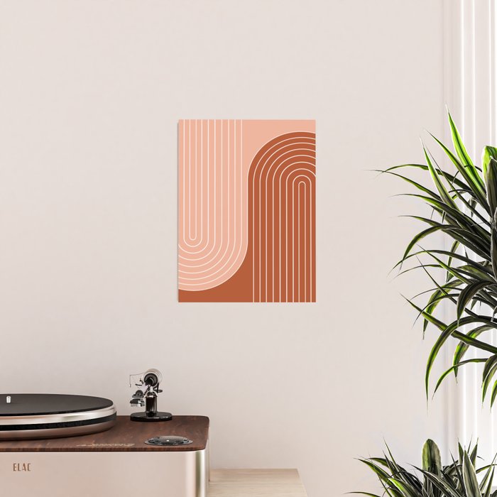 Two Tone Line Curvature XXIX Poster Gallery Image 2