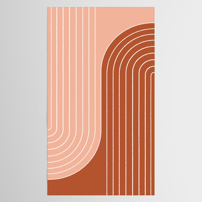 Two Tone Line Curvature XXIX Tablecloth Gallery Image 2