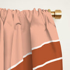 Two Tone Line Curvature XXIX Window Curtain Gallery Image 2