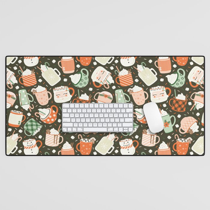 Christmas Cocoa Desk Mat Gallery Image 1