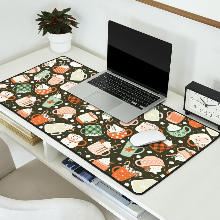 Christmas Cocoa Desk Mat Gallery Image 2