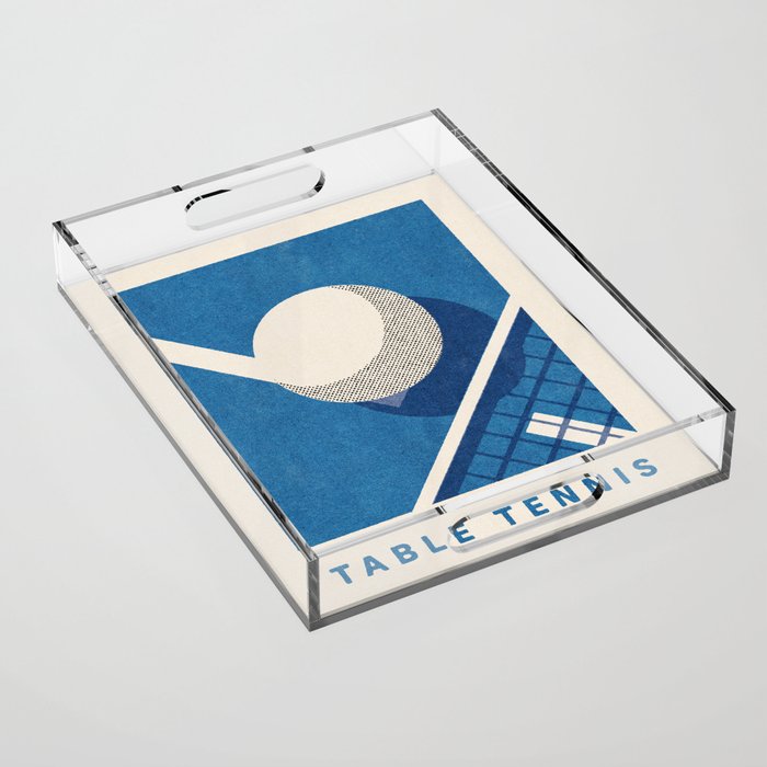 BALLS - Table Tennis - Summer Games Acrylic Tray Gallery Image 1