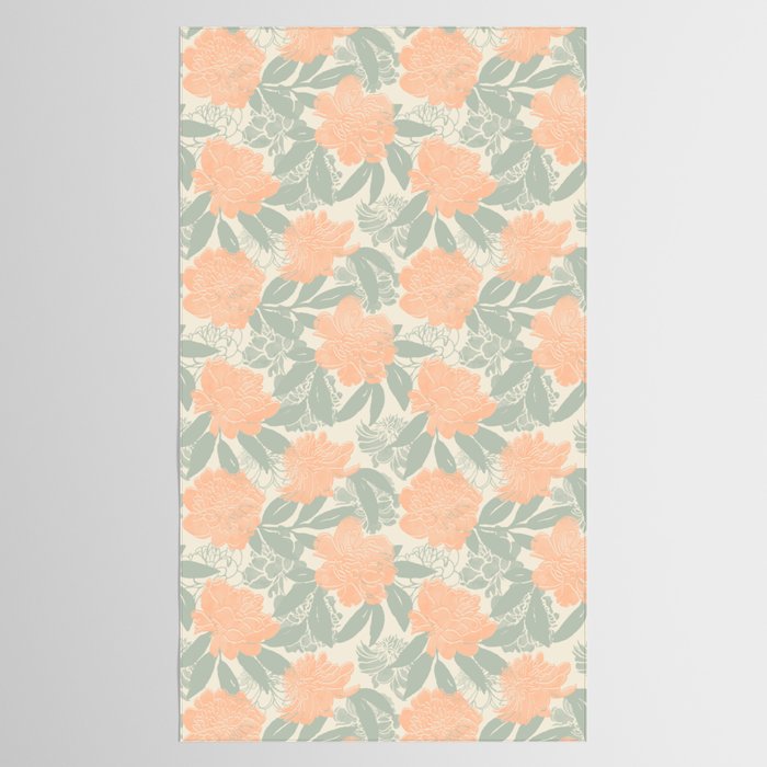 Modern floral blooms P3 Tablecloth Gallery Image 2