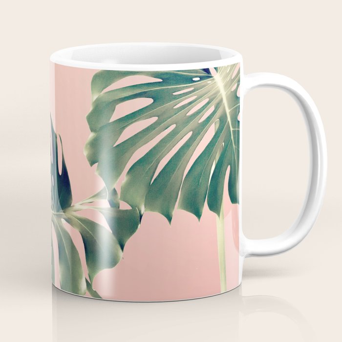 Monstera Blush Coffee Mug Gallery Image 1