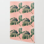 Monstera Blush Wallpaper Gallery Image 2