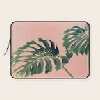 Monstera Blush Laptop Sleeve Gallery Image 1