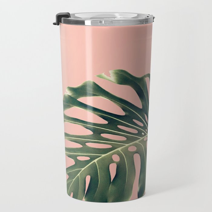 Monstera Blush Travel Mug Gallery Image 3