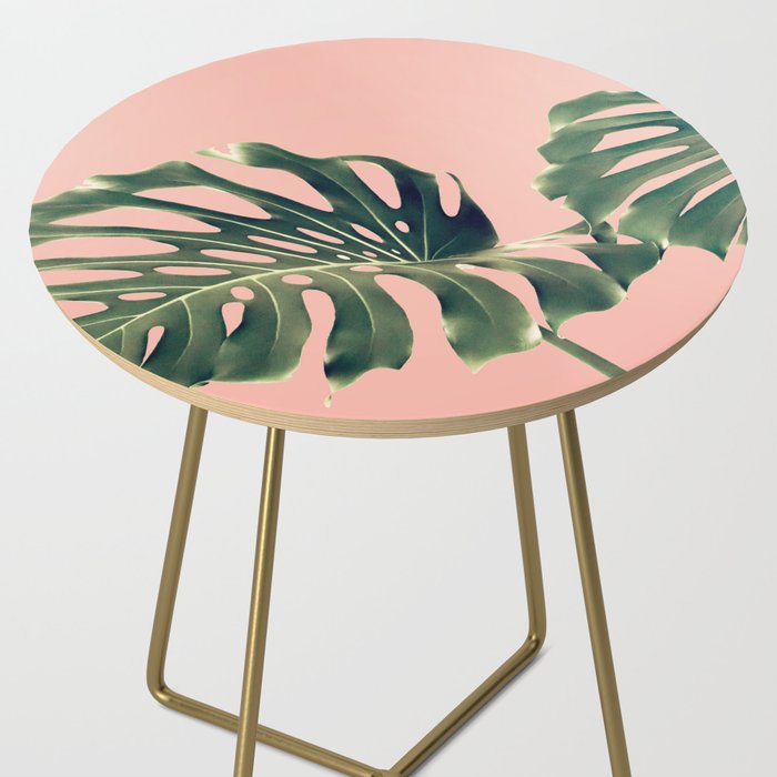 Monstera Blush Side Table Gallery Image 2