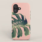 Monstera Blush iPhone Case Gallery Image 1
