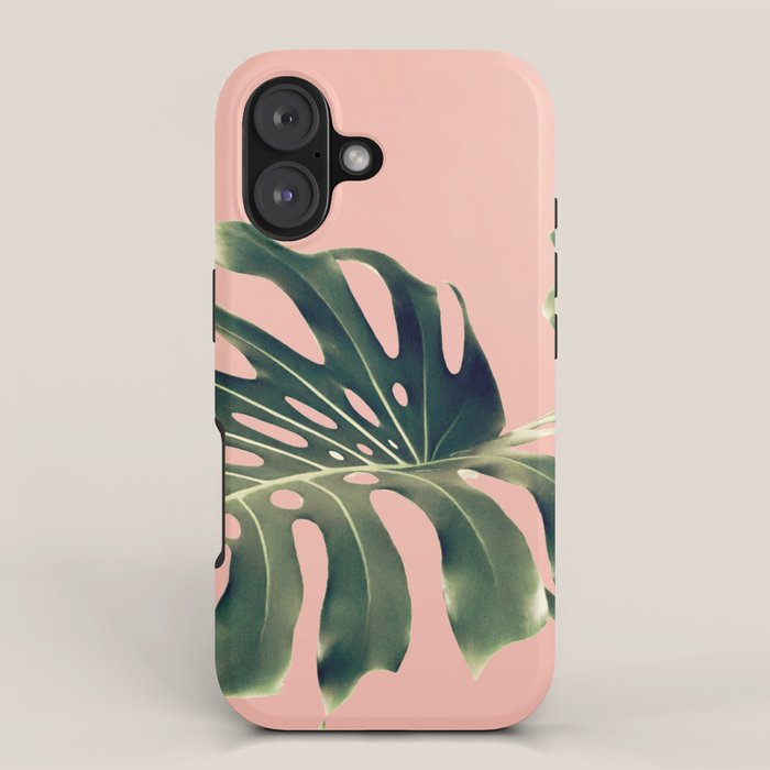 Monstera Blush iPhone Case Gallery Image 1