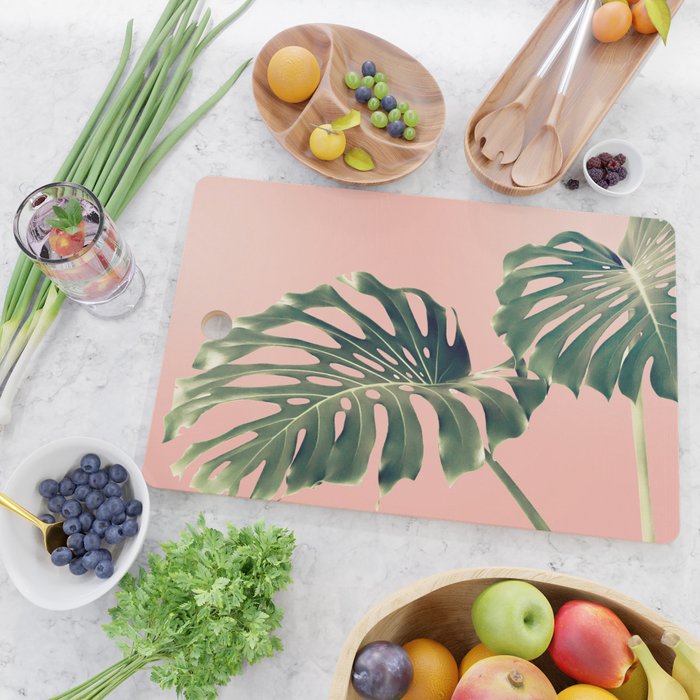 Monstera Blush Cutting Board Gallery Image 2