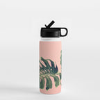 Monstera Blush Water Bottle Gallery Image 1