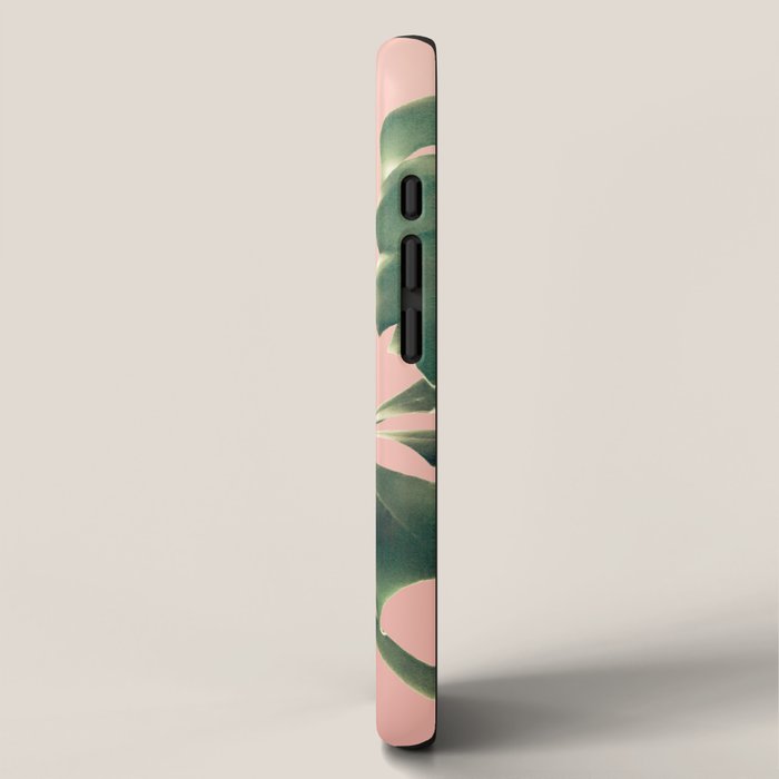 Monstera Blush iPhone Case Gallery Image 2