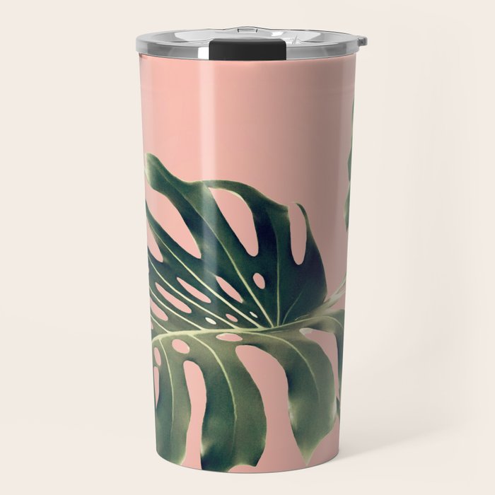 Monstera Blush Travel Mug Gallery Image 1