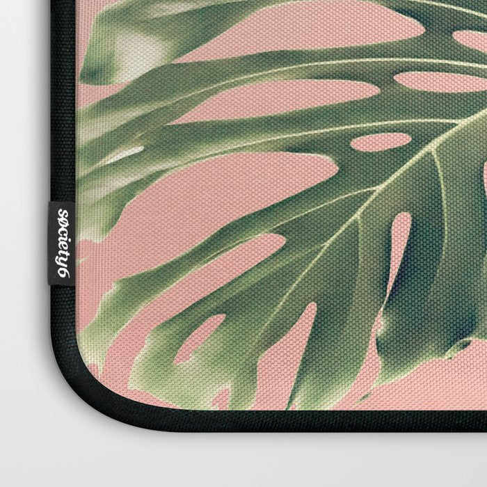 Monstera Blush Laptop Sleeve Gallery Image 3