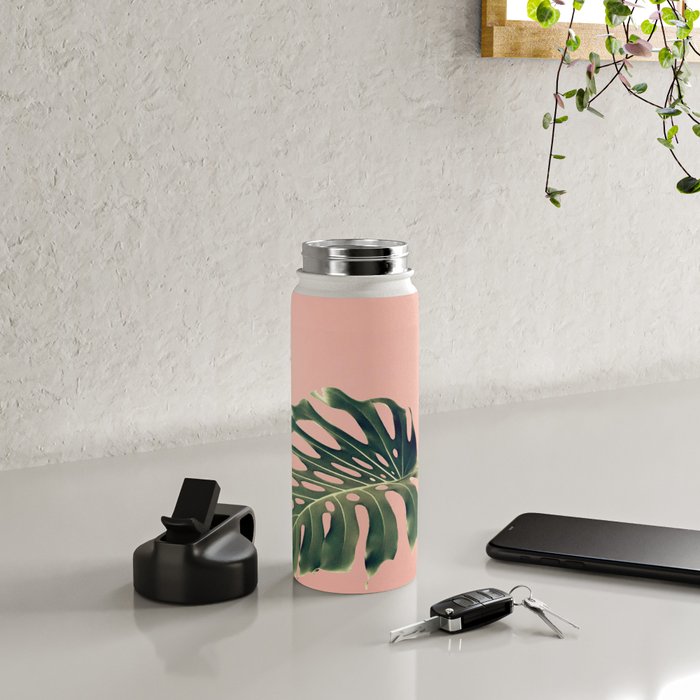 Monstera Blush Water Bottle Gallery Image 5