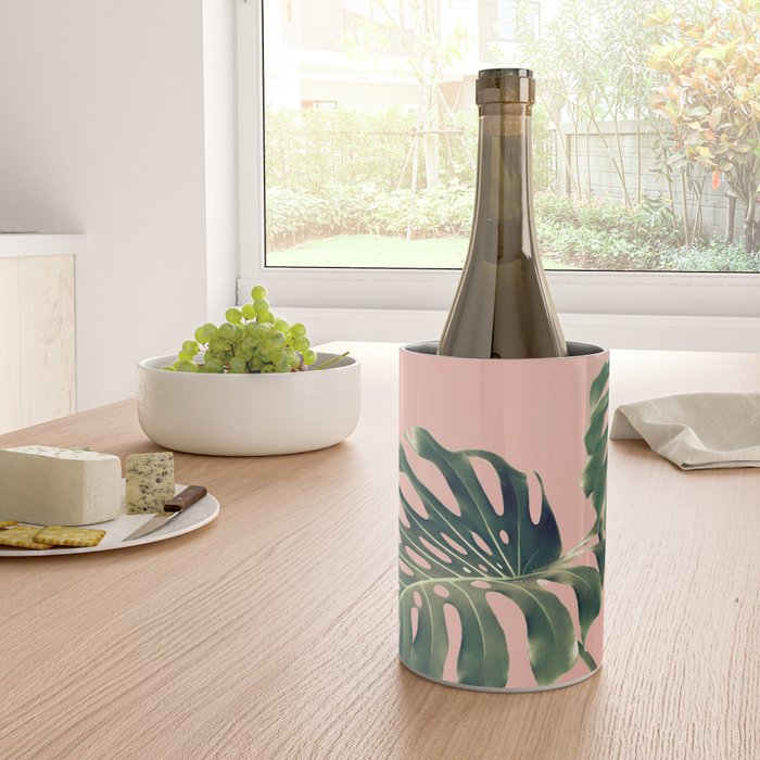 Monstera Blush Wine Chiller Gallery Image 4
