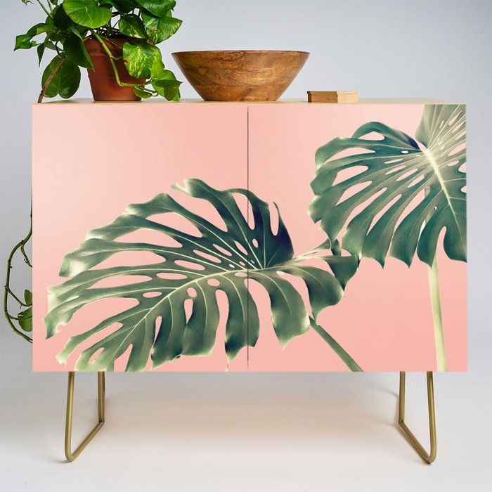 Monstera Blush Credenza Gallery Image 1