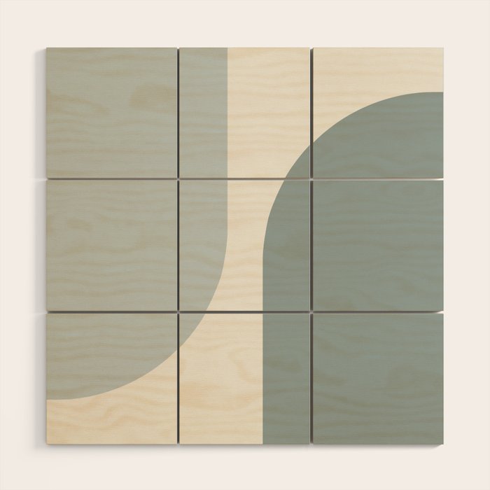 Modern Minimal Arch Abstract XII Wood Wall Art Gallery Image 1
