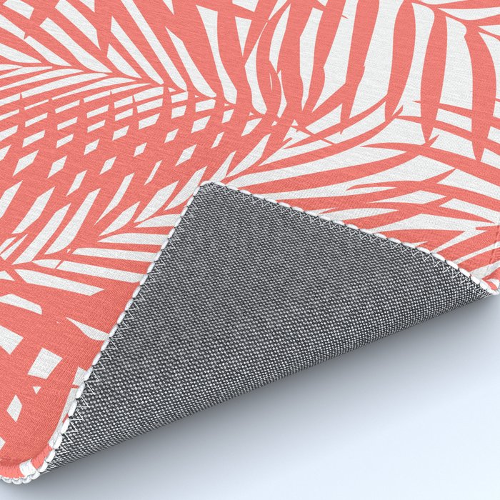 Palm Fronds in Living Coral Rug Gallery Image 4
