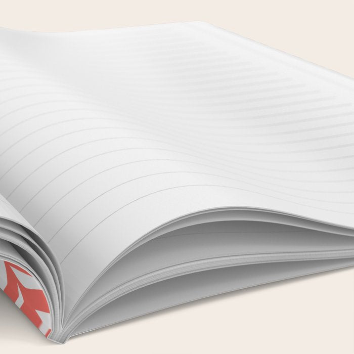 Palm Fronds in Living Coral Notebook Gallery Image 2