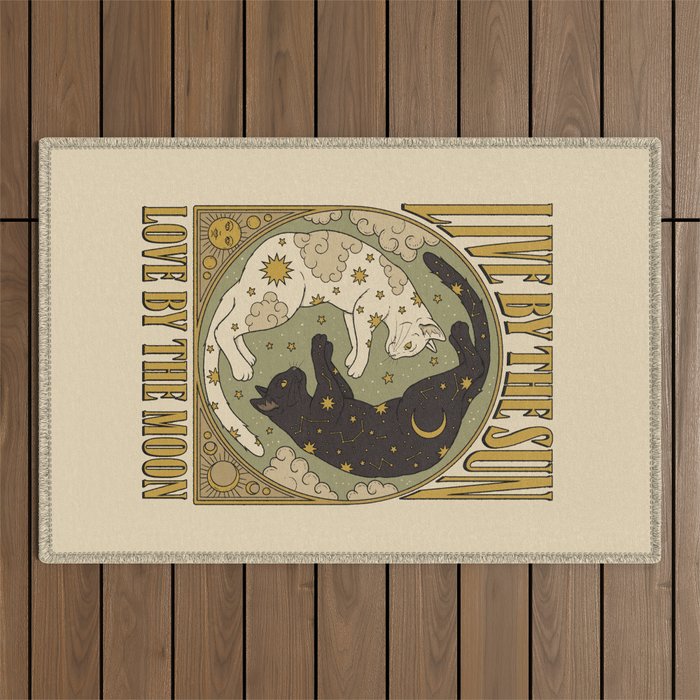 Sun and Moon Outdoor Rug Gallery Image 1