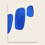 Minimalist Modern Mid Century Colorful Abstract Shapes Phthalo Blue Native Pebbles Stacked Notebook Gallery Image 4