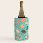 Floral Easter Eggs - Aqua Wine Chiller Gallery Image 3