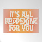 It's All Happening For You - Modern Art Print Welcome Mat Gallery Image 1
