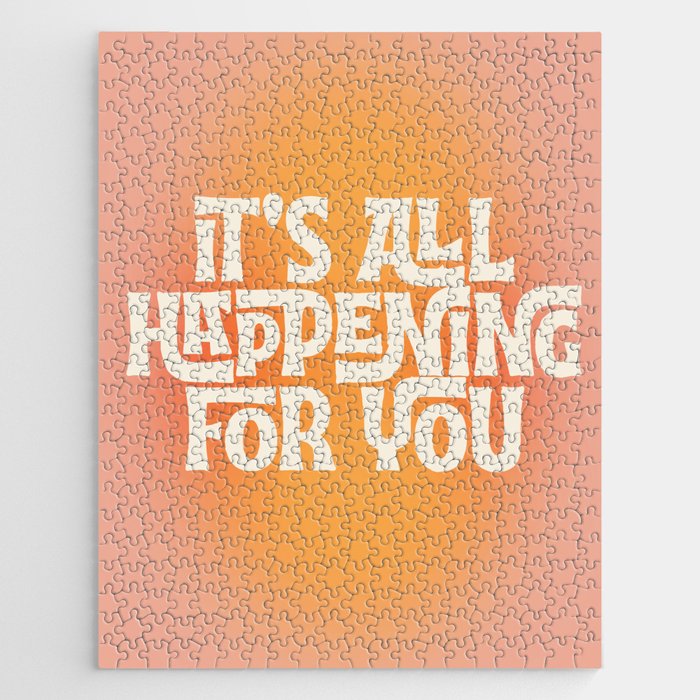 It's All Happening For You - Modern Art Print Jigsaw Puzzle Gallery Image 1