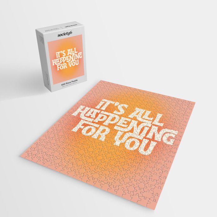 It's All Happening For You - Modern Art Print Jigsaw Puzzle Gallery Image 2