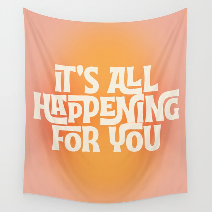 It's All Happening For You - Modern Art Print Wall Tapestry Gallery Image 4
