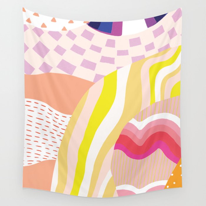 dream state, collage Wall Tapestry Gallery Image 4