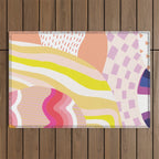 dream state, collage Outdoor Rug Gallery Image 1