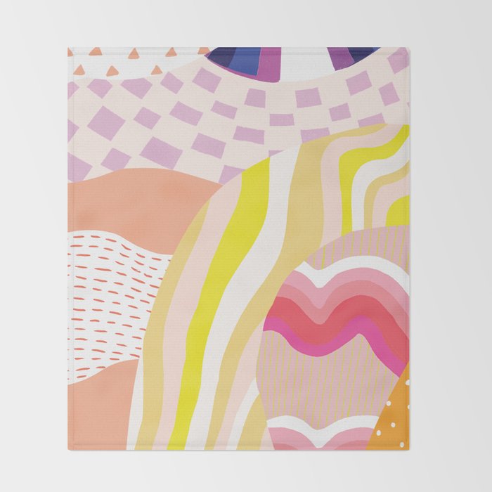dream state, collage Throw Blanket Gallery Image 2