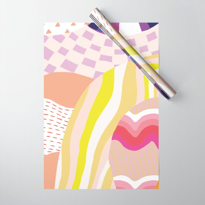 dream state, collage Wrapping Paper Gallery Image 1