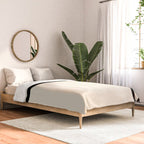 Strong Deco - Minimalist Geometric Design in Black and Almond Cream Comforter Gallery Image 2