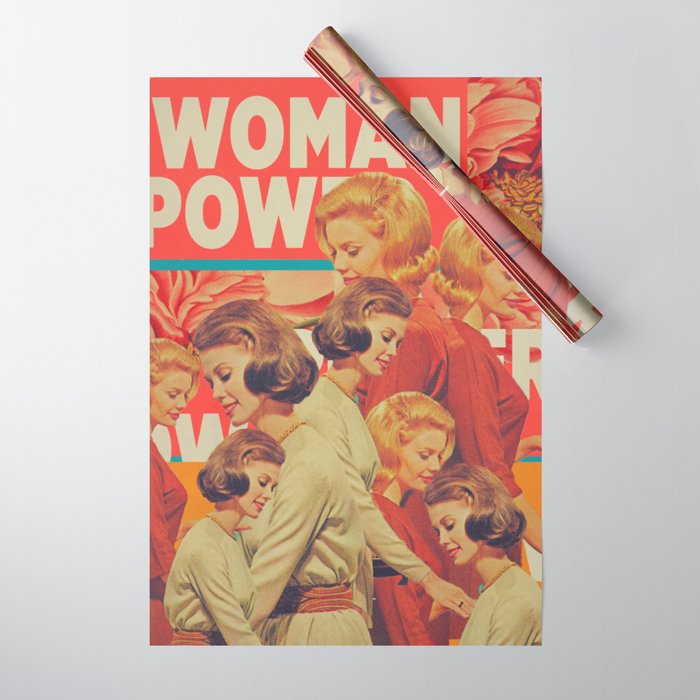 Woman Power Wrapping Paper Gallery Image 1