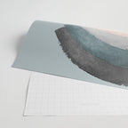 Brushstroke rainbows - teal Wrapping Paper Gallery Image 2