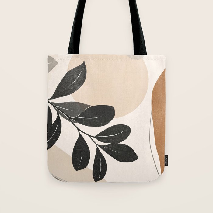Abstract Art /Minimal Plant 22 Tote Bag Gallery Image 1