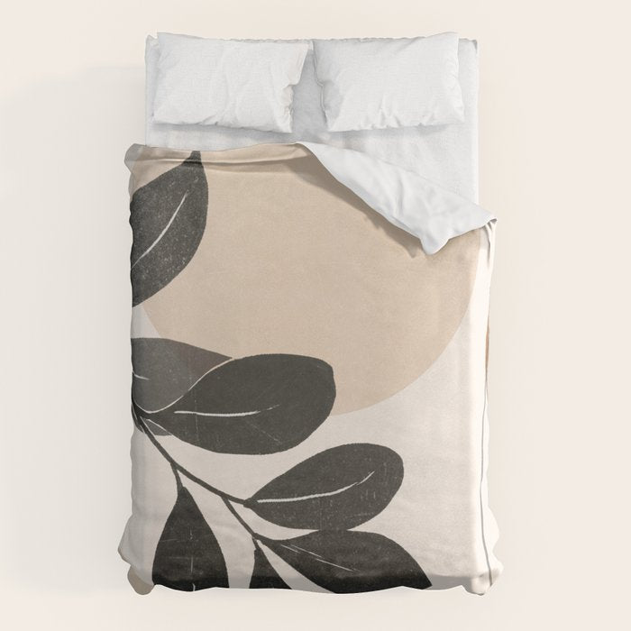 Abstract Art /Minimal Plant 22 Duvet Cover Gallery Image 1