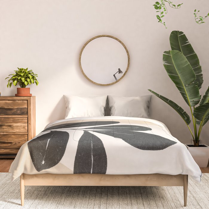 Abstract Art /Minimal Plant 22 Comforter Gallery Image 3