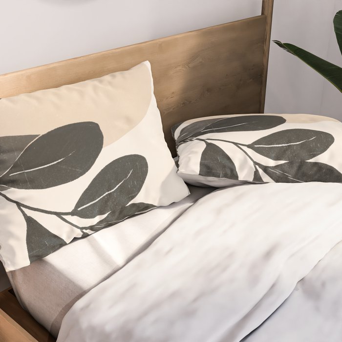 Abstract Art /Minimal Plant 22 Pillow Sham Gallery Image 2