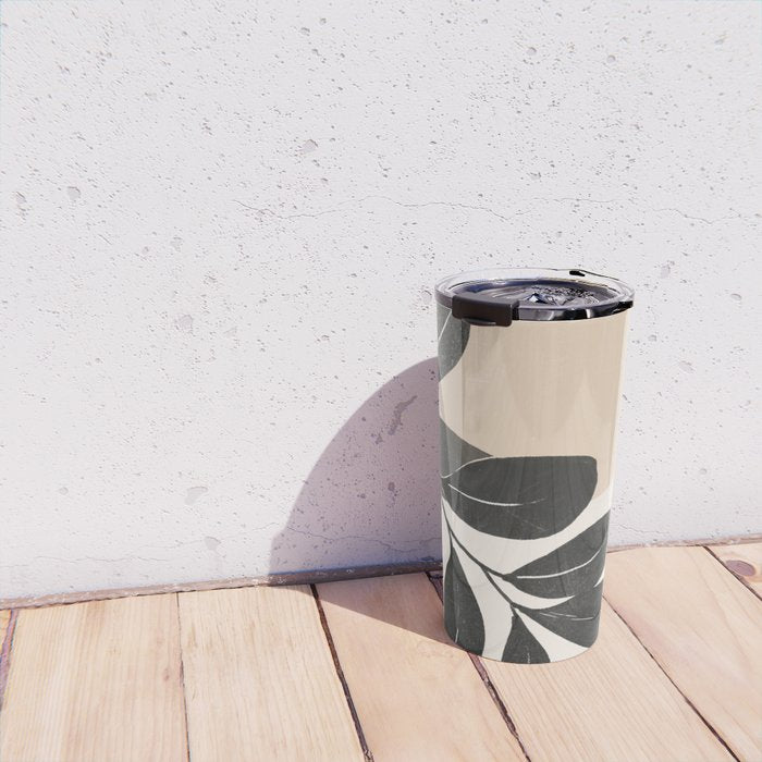 Abstract Art /Minimal Plant 22 Travel Mug Gallery Image 4
