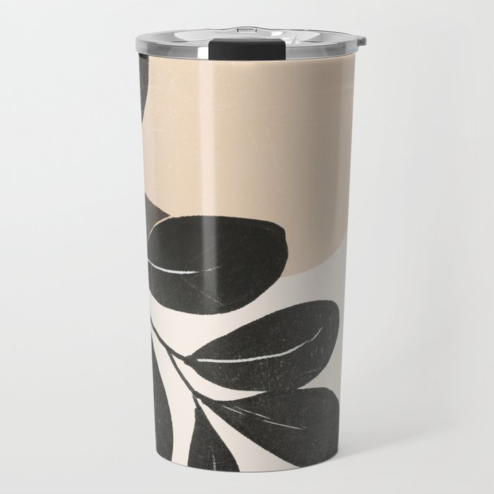 Abstract Art /Minimal Plant 22 Travel Mug Gallery Image 1