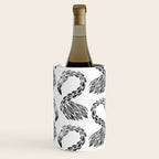 Miami Flamingo - Black Ink Wine Chiller Gallery Image 3