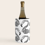 Miami Flamingo - Black Ink Wine Chiller Gallery Image 2