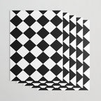 Checkered (Black and White) Wrapping Paper Gallery Image 3
