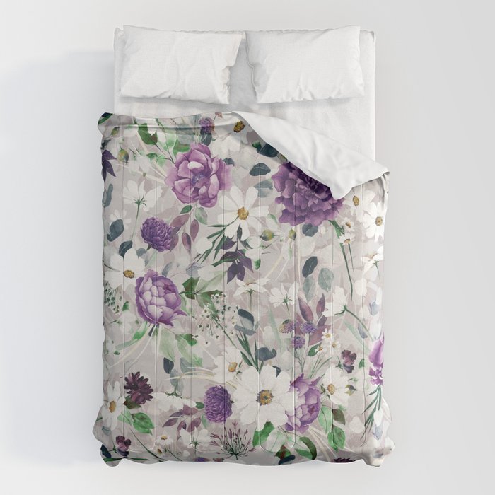 Lush lilac garden Comforter Gallery Image 6