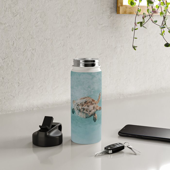 sea turtle vi Water Bottle Gallery Image 4